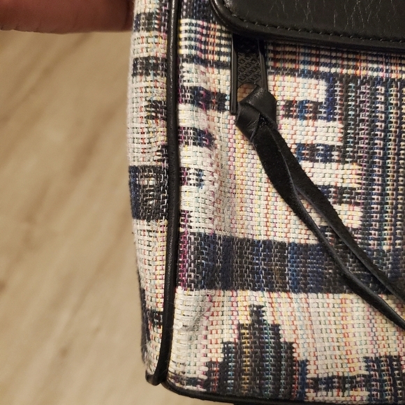 Rebecca Minkoff MAC Southwestern Woven Tweed Aztec Western Boho Bag - Picture 14 of 15